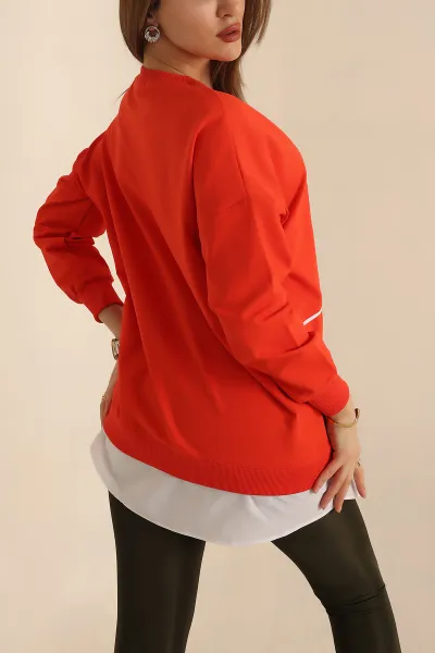 Turuncu Garnili Yeni Sezon İki İp Tunik 245358