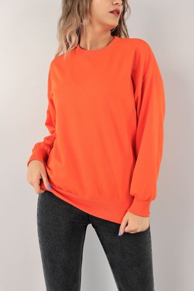 Turuncu İki İp Bayan Sweat 126651