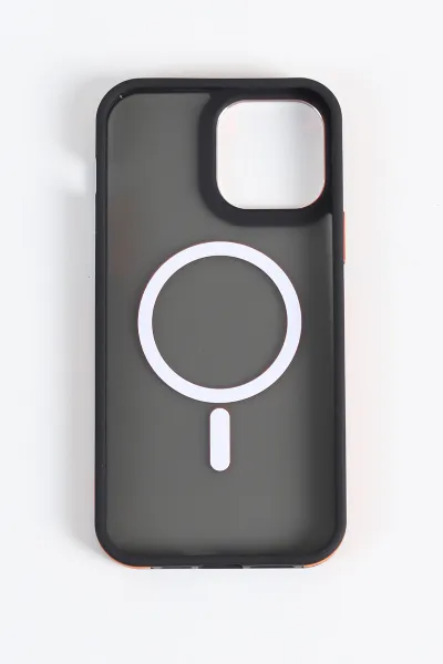 Turuncu İPhone 13 Pro Max Uyumlu Style Serisi Soft Tpu Slikon Telefon Kılıfı 349234