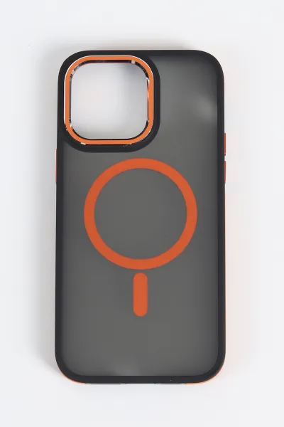 Turuncu İPhone 14 Pro Max Uyumlu Style Serisi Soft Tpu Slikon Telefon Kılıfı 349248