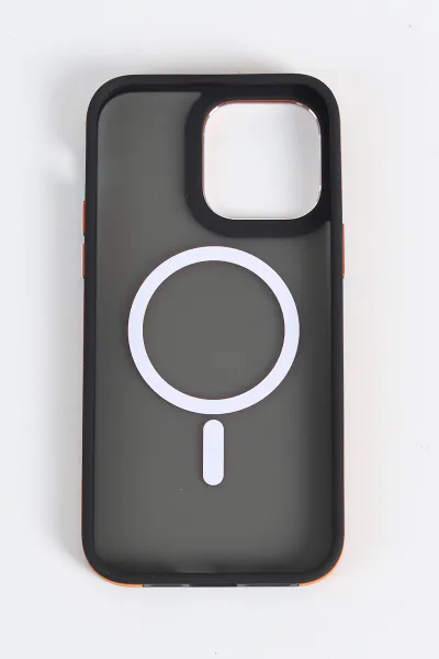 Turuncu İPhone 14 Pro Max Uyumlu Style Serisi Soft Tpu Slikon Telefon Kılıfı 349248