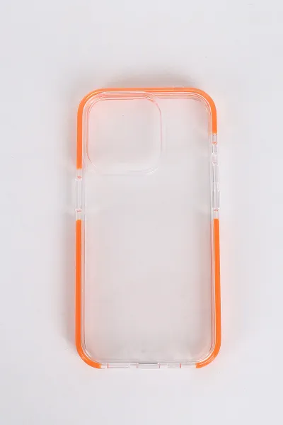 Turuncu iPhone 15 Pro Uyumlu Zero Serisi Telefon Kılıfı 348720