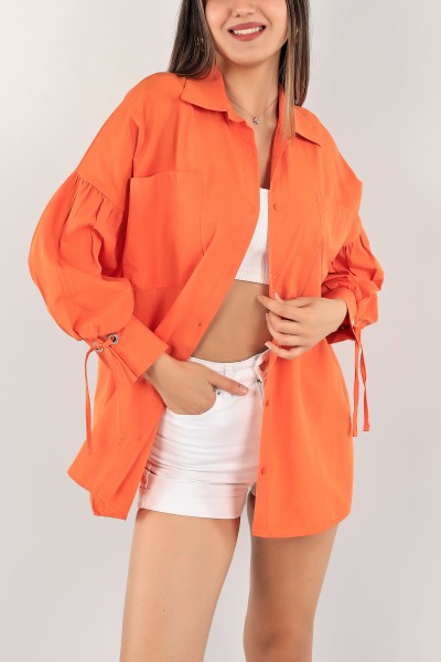 turuncu-kus-gozlu-poplin-kumas-gomlek-tunik-115975