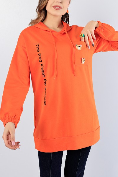 turuncu-nakisli-sweat-tunik-81207