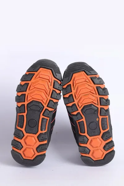 Turuncu Siyah (30-35 Filet )Outdoor Kalın Tabanlı Cırtlı Çocuk Bot 305568