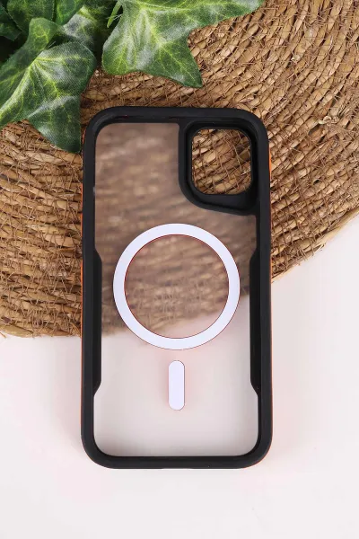 Turuncu TeknoCase İphone 11 Uyumlu Matte Guard Serisi Lens Korumalı Silikon Telefon Kılıfı 472435