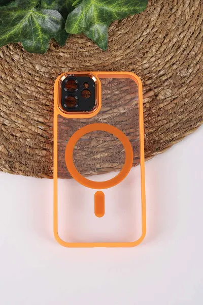 turuncu-teknocase-iphone-12-uyumlu-wesley-case-serisi-magsafe-ozellikli-transparan-sert-silikon-telefon-kilifi-430584