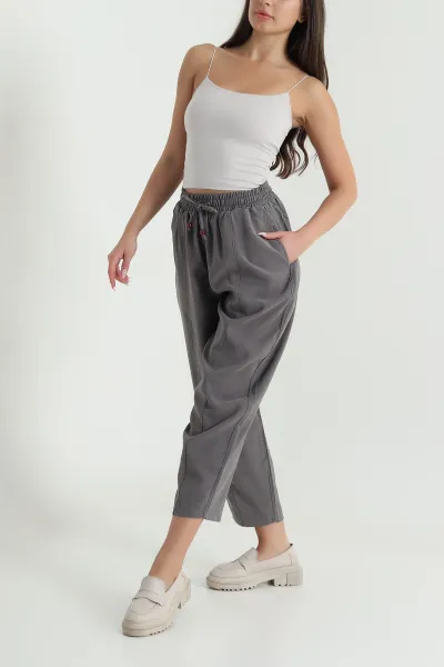 Twil Modal Beli Lastikli Kadın Pantolon 469594