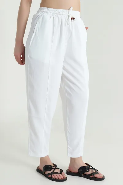 Twil Modal Beli Lastikli Kadın Pantolon 473667