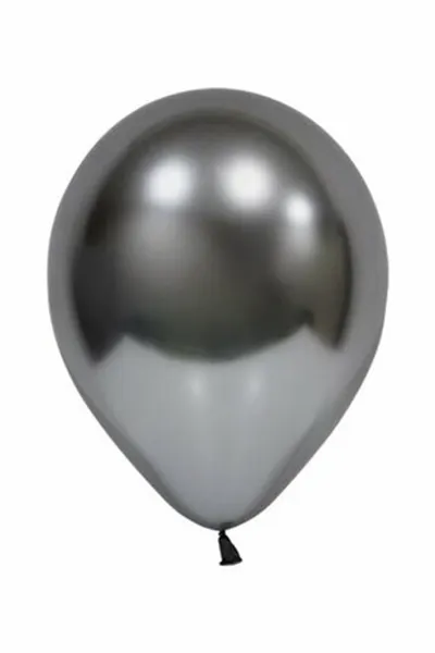 Uzay Grisi 12 İnç Krom Balon 10'lu 462961