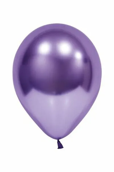 Violet 12 İnç Krom Balon 10'lu 462957