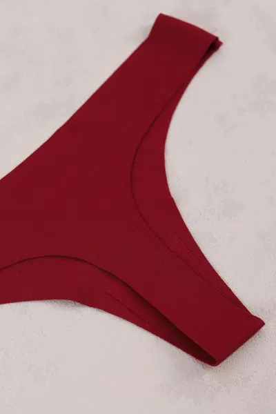 Vişne CH0610 Basic Klasik Lazer Kesim Kadın Tanga Külot 416118