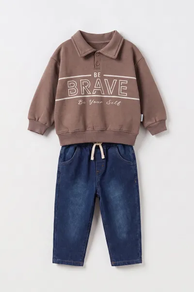 vizon-1-5-yas-brave-baskili-yaka-patli-3-ip-sardonlu-sweatli-kot-pantolonlu-erkek-cocuk-kislik-takim-496208