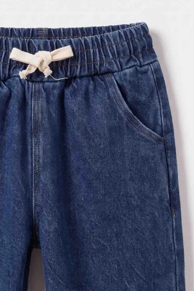 Vizon (1-5 Yaş) Reglan Kol Baskılı Kot Pantolonlu Erkek Çocuk Takım 478974