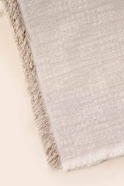 Taş 180x220 Cm Kaymaz Çok Amaçlı Pamuklu Lüx Çekyat Örtüsü & Koltuk Örtüsü & Koltuk Şalı 385695