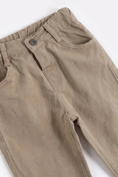 Vizon (2-6 Yaş) Baskılı Badili Gabardin Pantolonlu ve Montlu Erkek Çocuk 3'lü Takım 499755