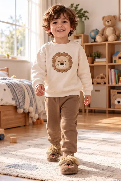 Vizon ( 25 - 30 )Peluş Figürlü Çocuk Panduf 498633