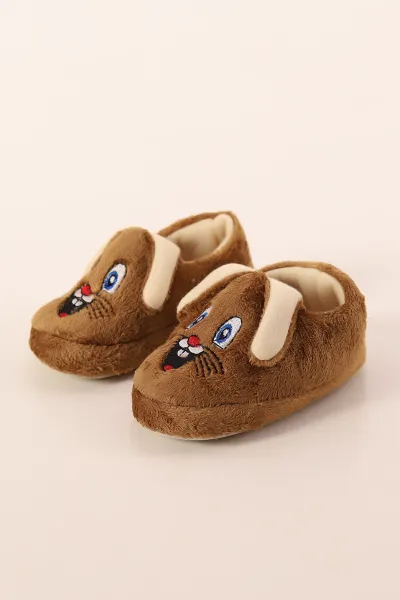 Vizon ( 25 - 30 ) Peluş Figürlü Kız Çocuk Panduf 395476