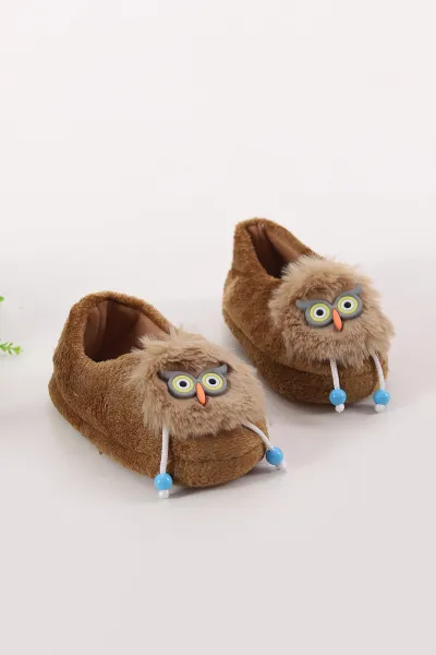 Vizon ( 25- 30 ) Peluş Figürlü Kız Çocuk Panduf 395545