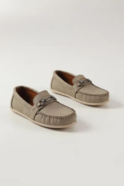 Vizon ( 31 - 36 ) Toka Detaylı Erkek Çocuk Loafer Ayakkabı 463208