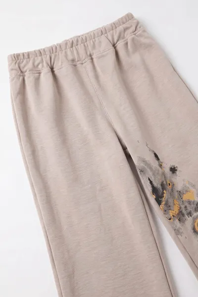 Vizon (5-12 Yaş)Batik Boyalı Modal Kumaş  Kız Çocuk 2'li Takım 490962
