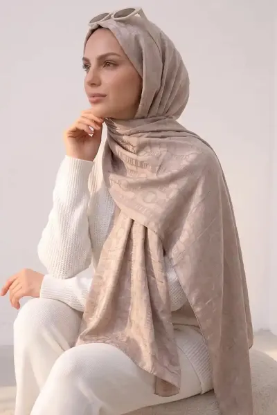Vizon 70x180 Cm Infinity Premium Pamuk Jakar Şal 481972