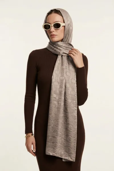 Vizon 70x180 Cm Infinity Premium Pamuk Jakar Şal 481972