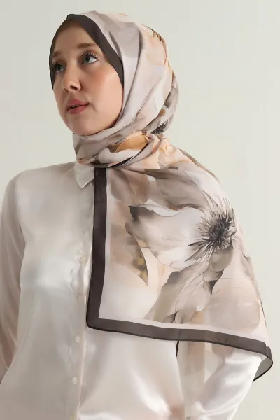 Vizon 75x180 Cm Our Fashion Dijital Baskılı Desenli Soft Şal 396842