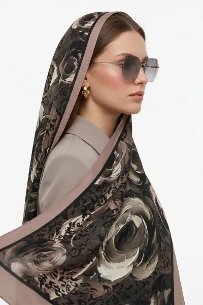 Vizon 75x180 Cm Our Fashion Dijital Baskılı Desenli Soft Şal 408630