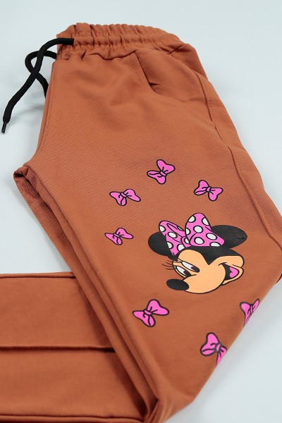 Vizon (9-12 Yaş) Mickey Mouse Baskılı Kız Çocuk Eşofman Altı 104809