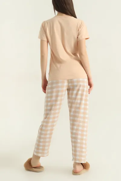 Vizon Baskılı Kadın Pijama Takımı 357153