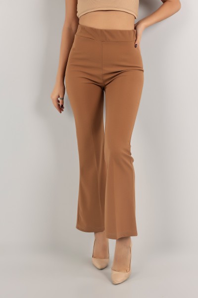 Vizon Beli Lastikli Bayan Pantolon 138578