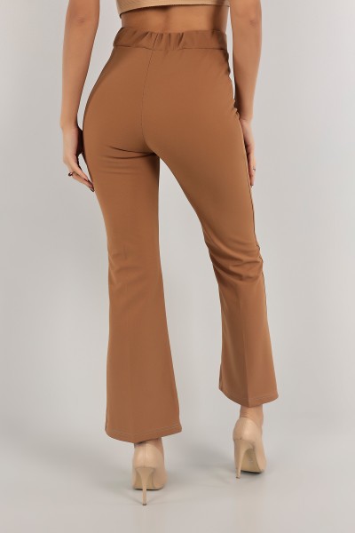 Vizon Beli Lastikli Bayan Pantolon 138578