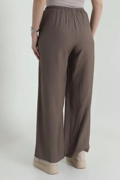 Vizon Beli Lastikli Çilek Kadın Pantolon 459114