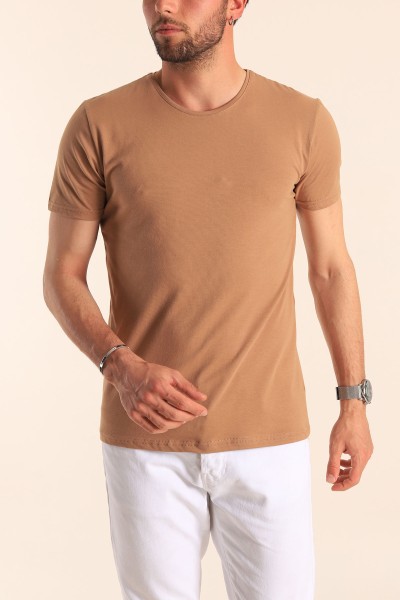 Vizon Düz Kesim Basic Erkek Tişört 181368