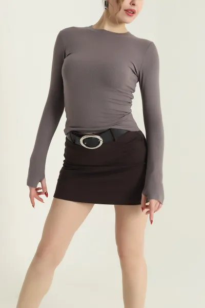 vizon-bisiklet-yaka-oysho-kadin-bluz-429402