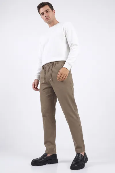 Vizon Boyfriend Belden Bağlamalı Erkek Pantolon 493188