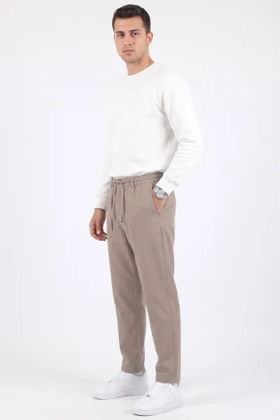 Vizon Boyfriend Belden Bağlamalı Erkek Pantolon 499473