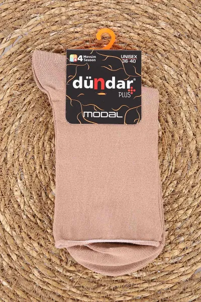 Vizon Dört Mevsim Kadın Modal Lastiksiz Çorap (36-40) 477021