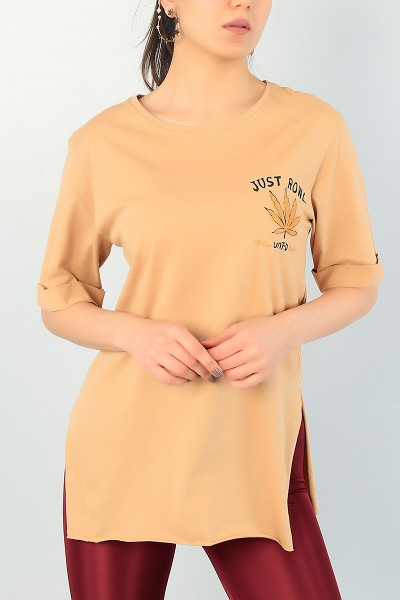 Vizon Duble Kol Bayan Tişört 65275