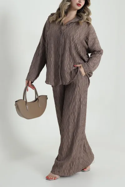 vizon-gomlek-pantolon-krinkil-kadin-ikili-takim-485718