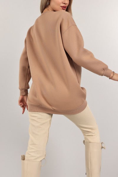 Vizon İçi Şardonlu Bayan Sweat 142965