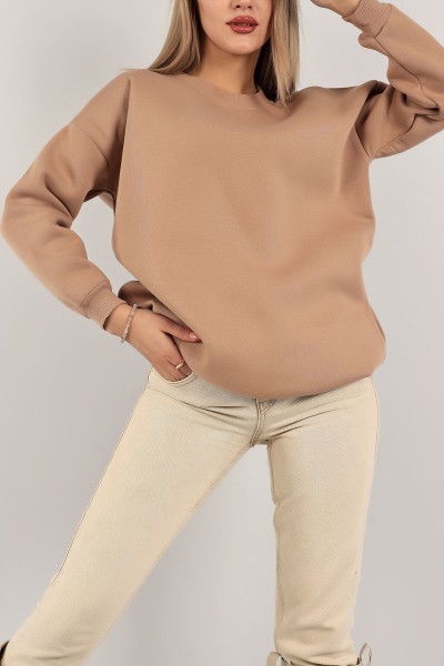 Vizon İçi Şardonlu Bayan Sweat 142965