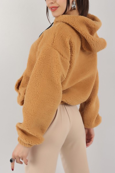 Vizon Kapüşonlu Cepli Yumoş Sweat 151241