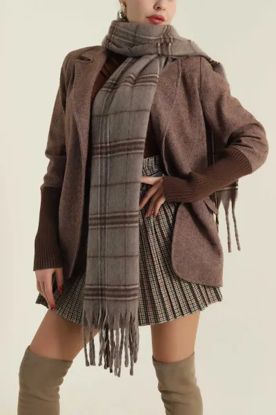 Vizon Kaşe Kadın Şal 425068