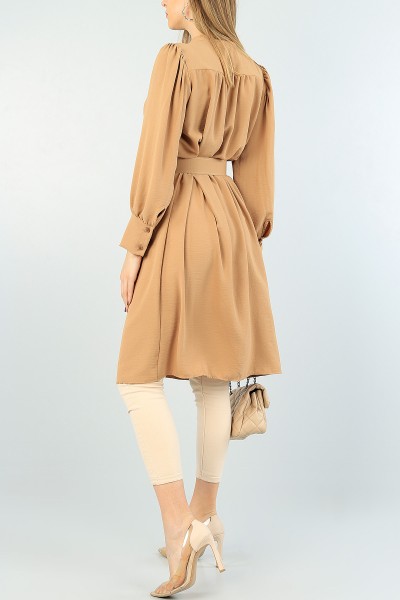 Vizon Kemerli Aerobin Kumaş Tunik 60987