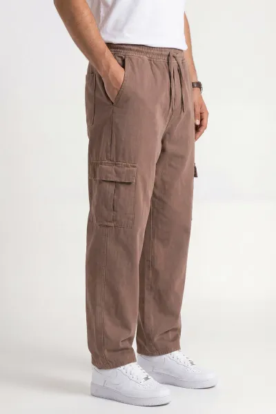 Vizon Keten Baggy Kargo Cepli Erkek Pantolon 456102