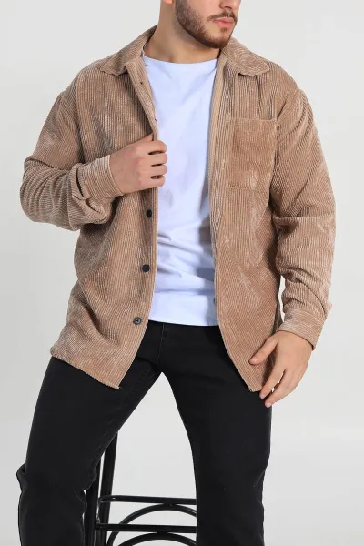 vizon-oversize-fitilli-kadife-cep-detayli-erkek-gomlek-318411