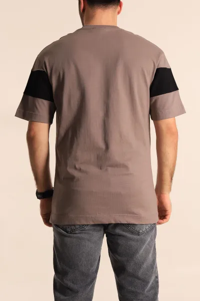 Vizon Oversize Suprem Parçalı Erkek Tişört 249450