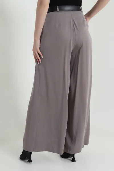 Vizon Pileli Cepli Bol Paça Tencel Kadın Pantolon 459096
